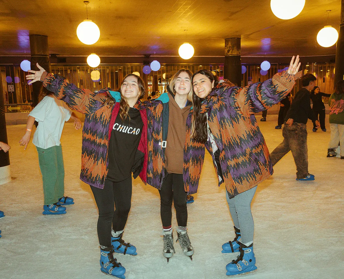 Patinando sobre hielo